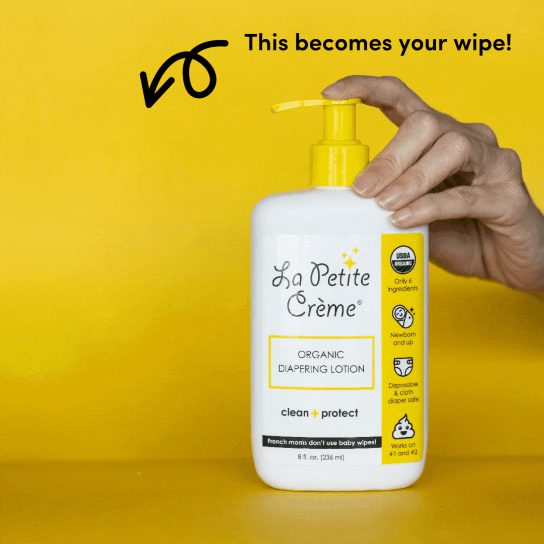 Organic French Diaper Care - Gift Set (Disposable Pads) from La Petite Creme