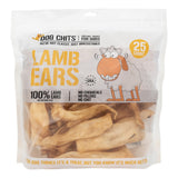 Lamb Ears for Dogs, Large - 25 Pack from Dog Chits Pet Products