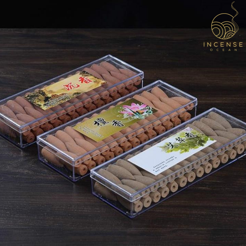 Handmade Large Smoke Backflow Incense Cones from incenseocean