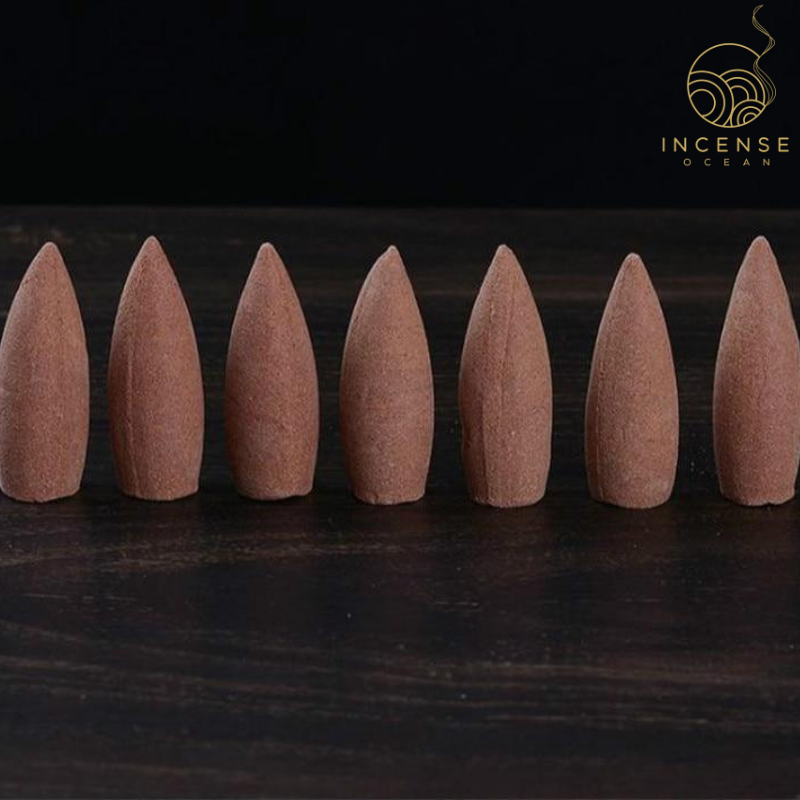 Handmade Large Smoke Backflow Incense Cones from incenseocean
