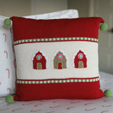 Gingerbread House 14" Pillow from Melange Collection