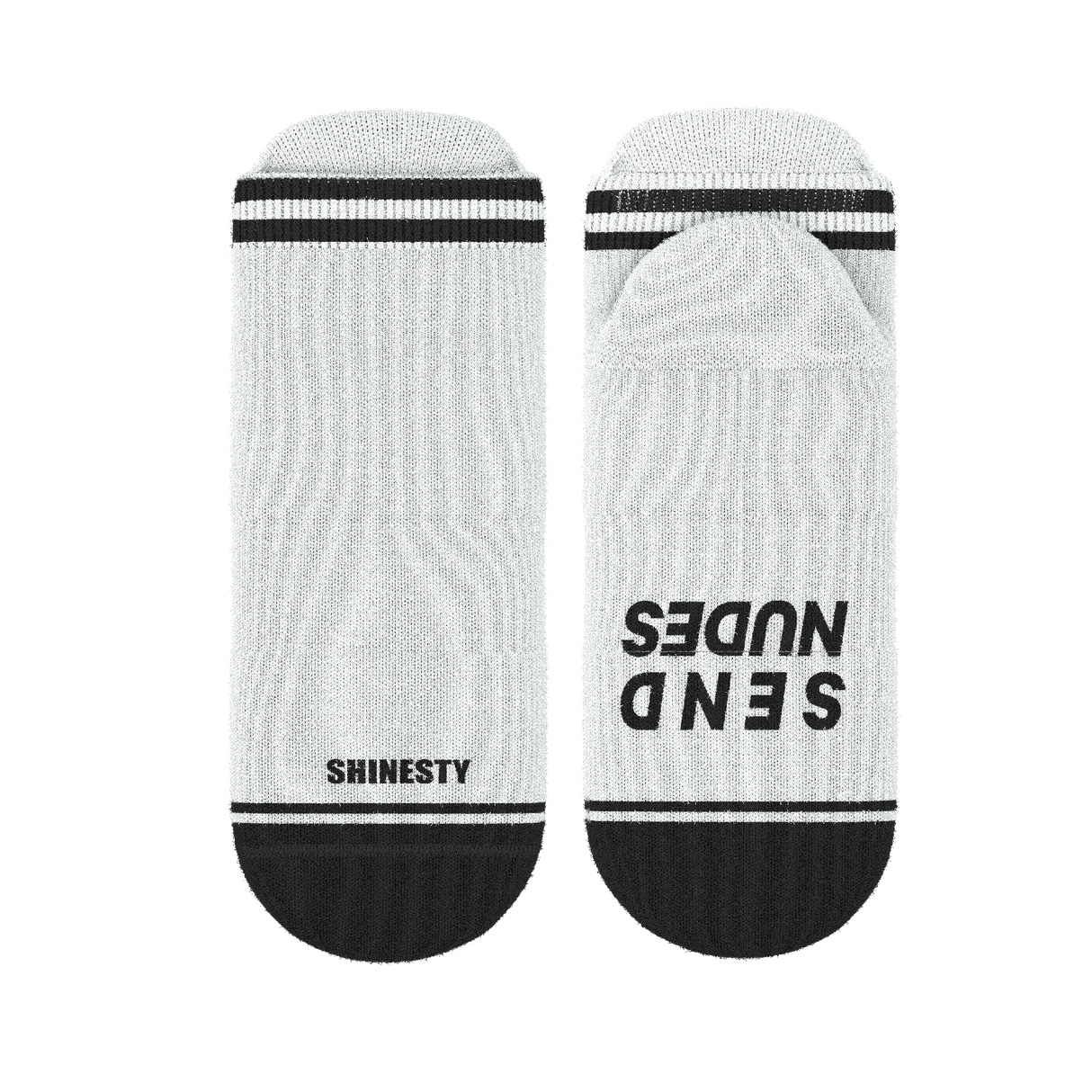 The Late Night Text | Send Nudes Heel Hammock™ Ankle Socks from Shinesty