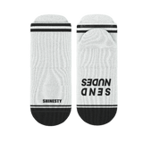 The Late Night Text | Send Nudes Heel Hammock™ Ankle Socks from Shinesty