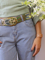 Laurel Embroidered Belt from Ash & Rose