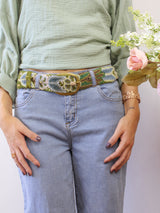 Laurel Embroidered Belt from Ash & Rose