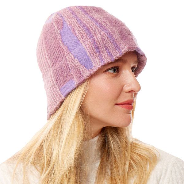 Abstract Patterned Soft Fabric Bucket Hat from Madeline Love