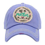 As A Mother Message Vintage Baseball Cap from Madeline Love