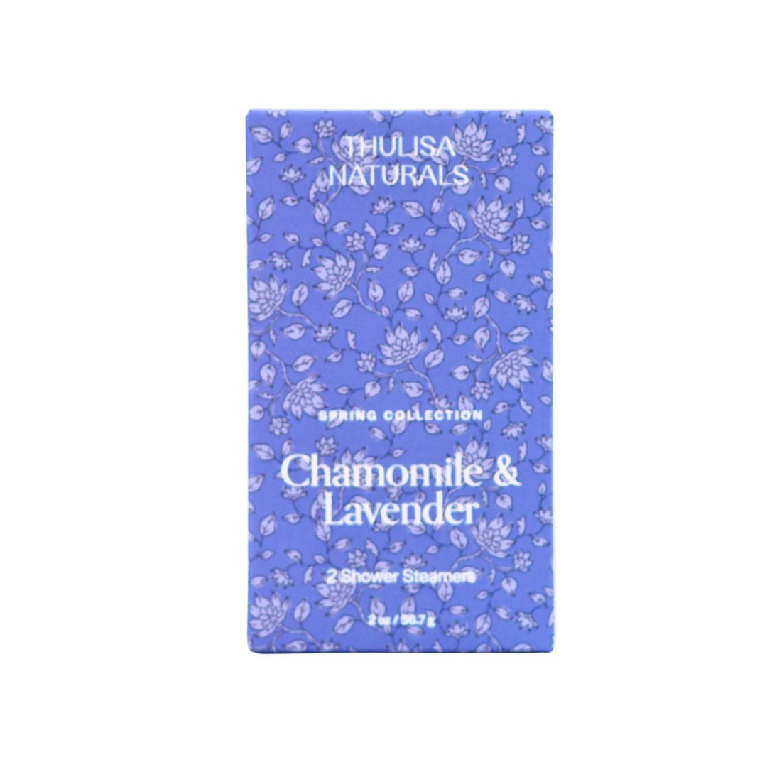 Chamomile & Lavender Shower Steamer Duo from Thulisa Naturals