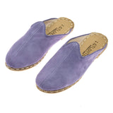 Women's Lavender Slippers from Atlantis Handmade Shoes