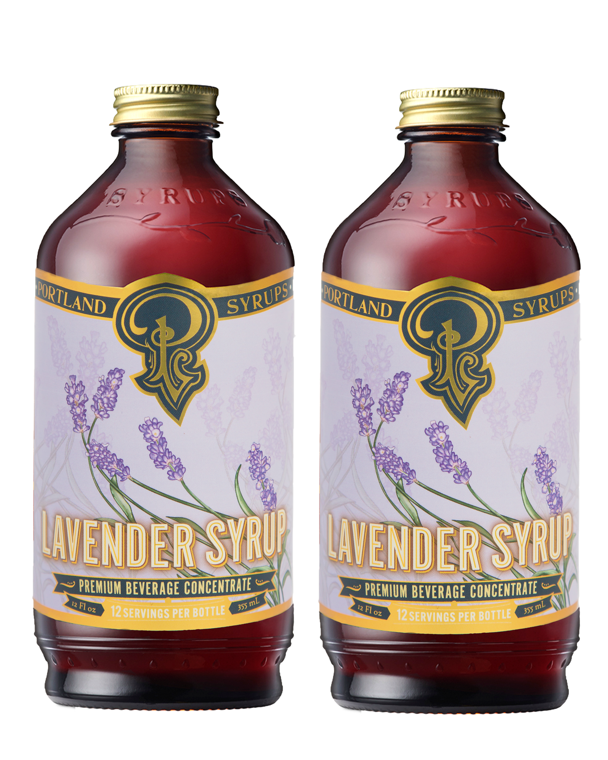 Lavender Syrup two-pack from Portland Syrups