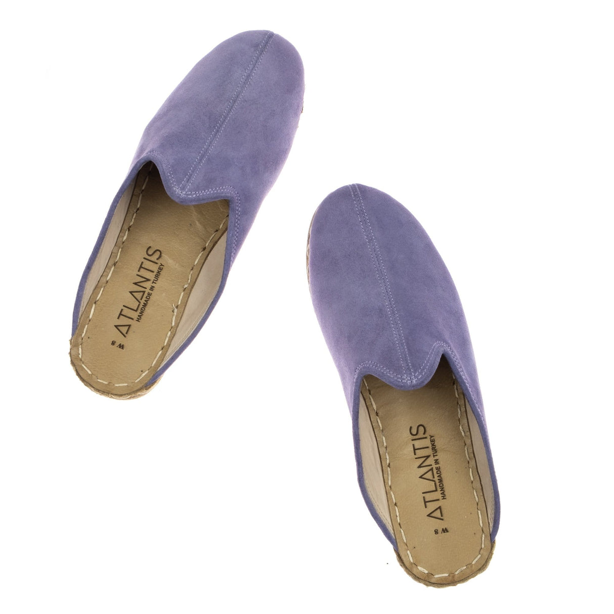 Women's Lavender Slippers from Atlantis Handmade Shoes