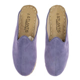 Women's Lavender Slippers from Atlantis Handmade Shoes