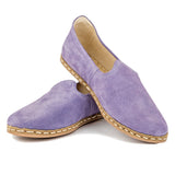 Men's Lavender Slip On Shoes from Atlantis Handmade Shoes
