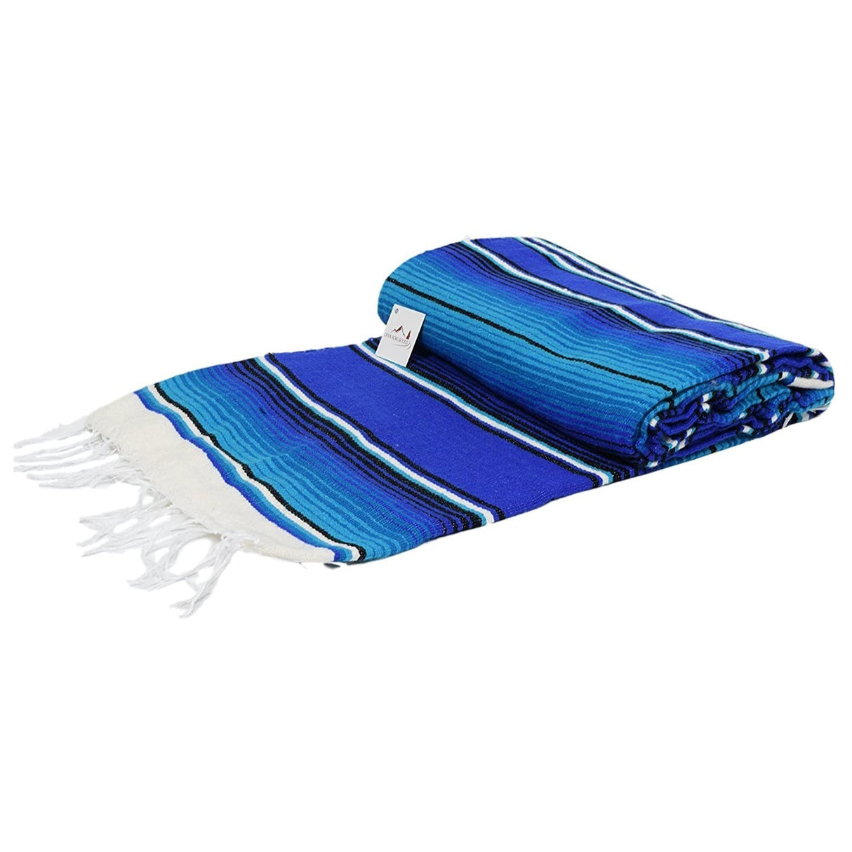 Blue Serape Isla Blanket From West Path