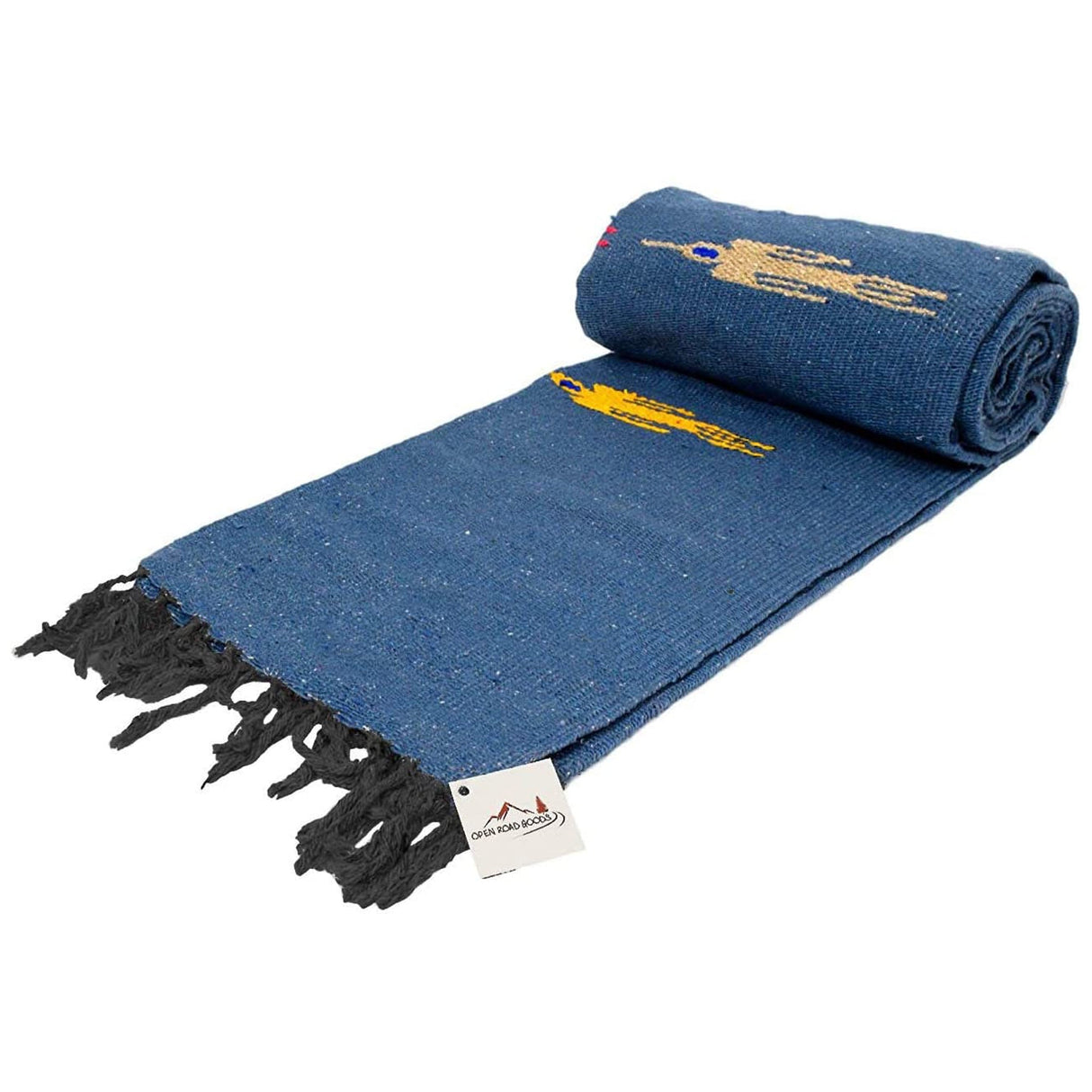 Slate Blue Baja Thunderbird Blanket from West Path
