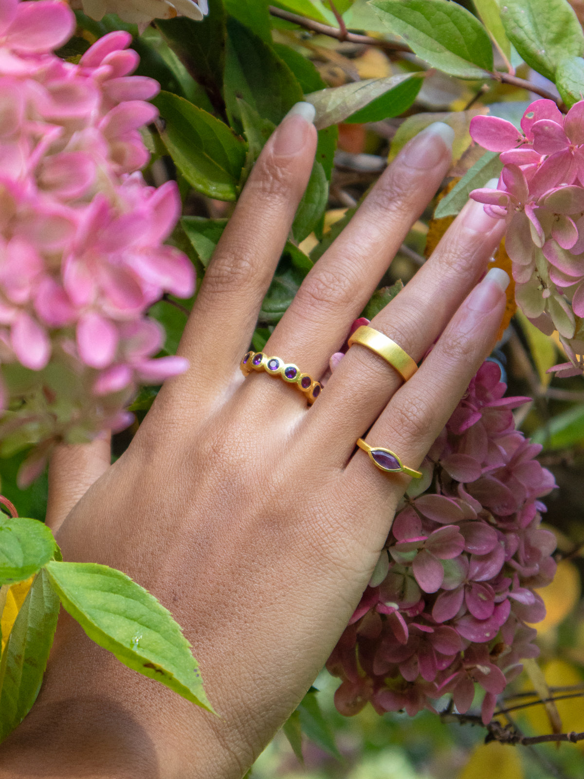 Aurora Band Ring from Ash & Rose