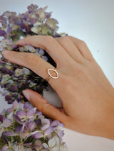 Leaf Wire Ring from Ash & Rose