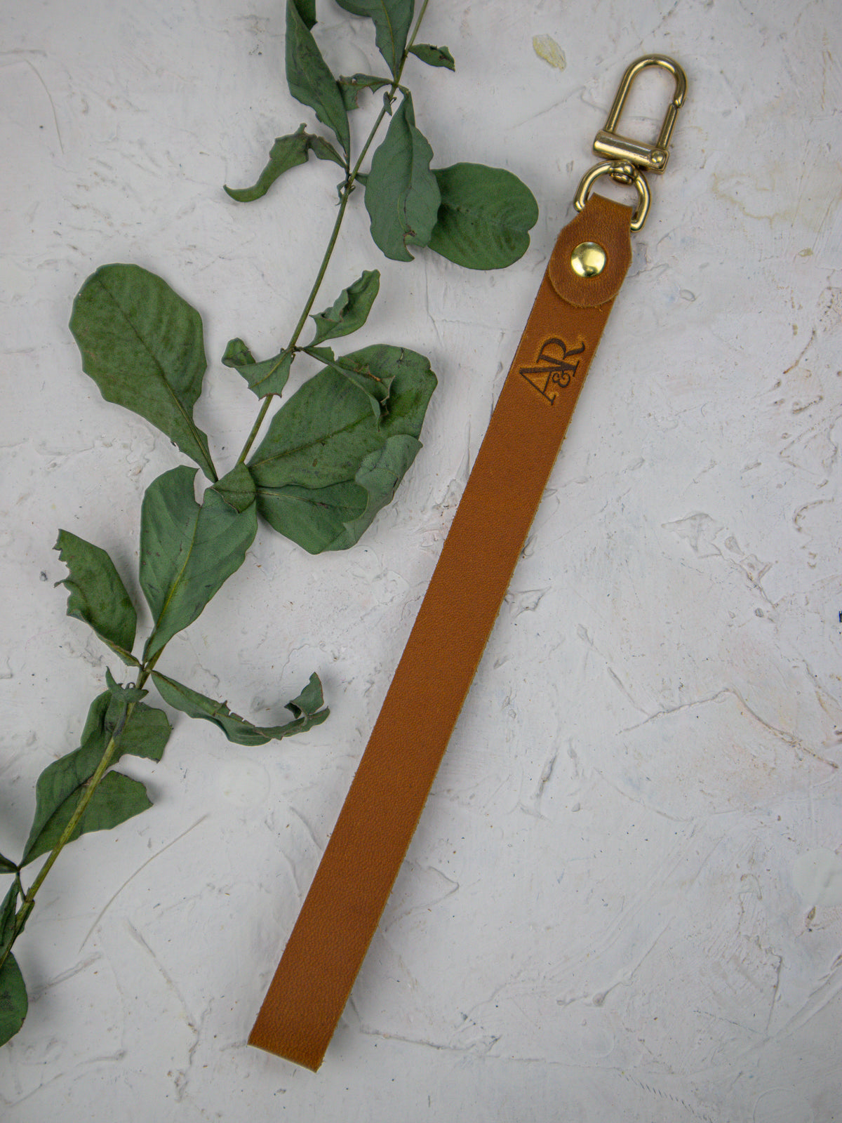 Leather Wristlet Strap from Ash & Rose