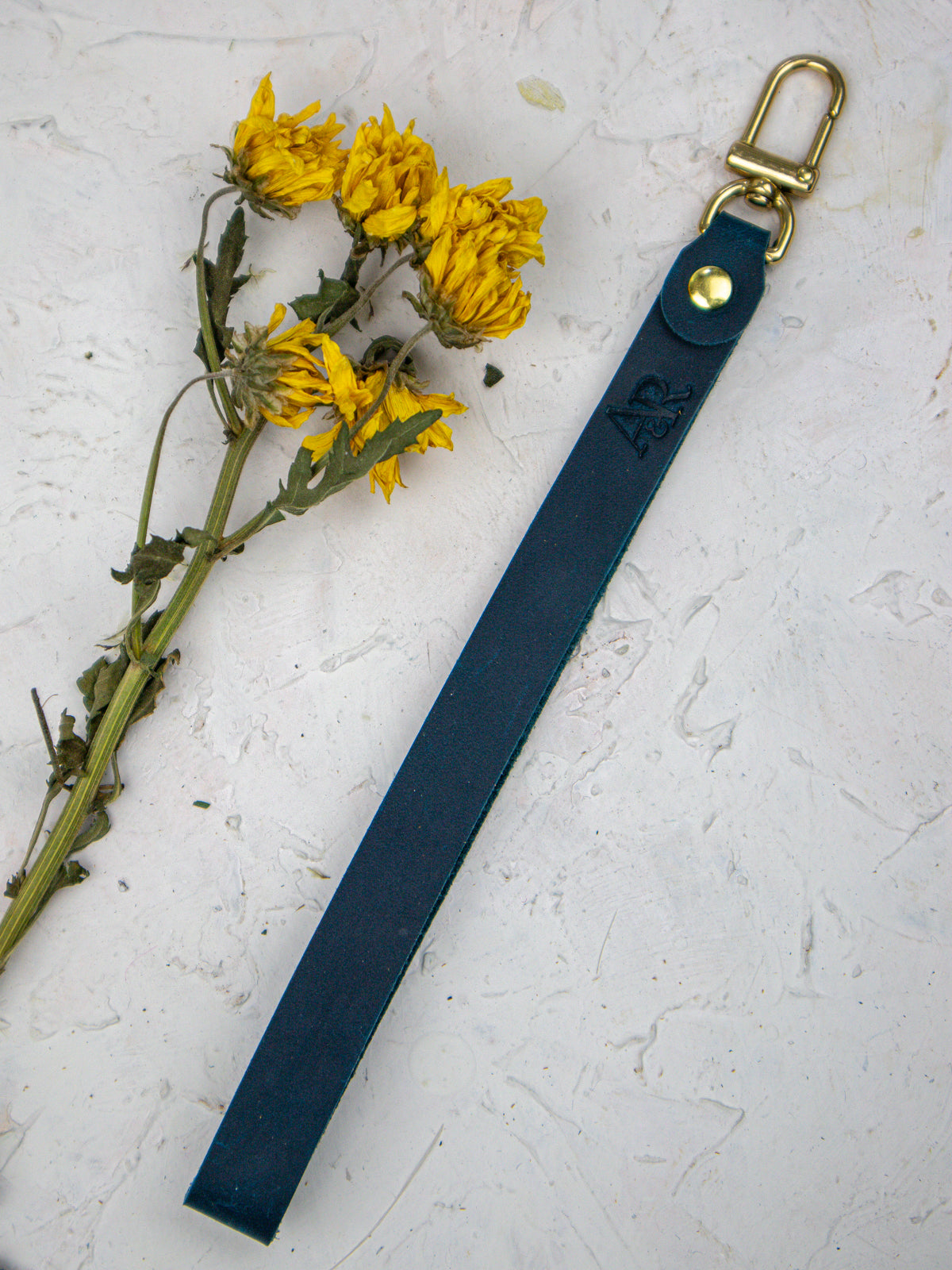Leather Wristlet Strap from Ash & Rose
