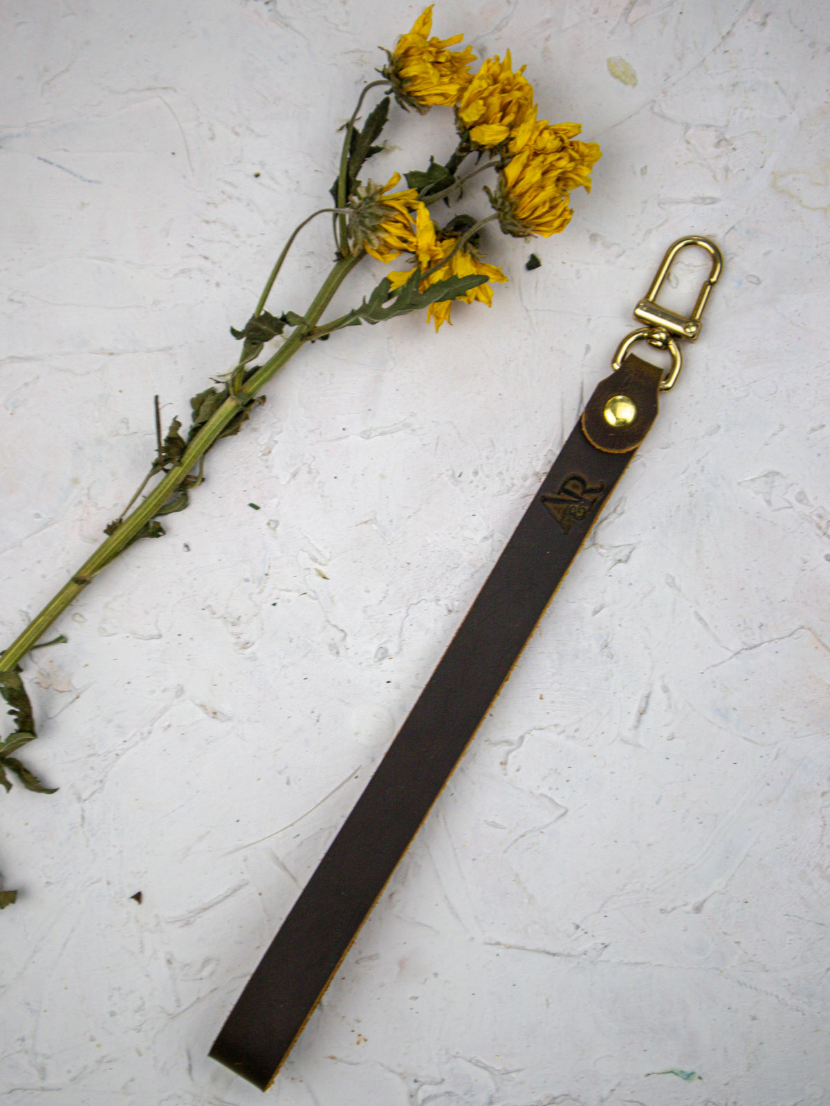 Leather Wristlet Strap from Ash & Rose