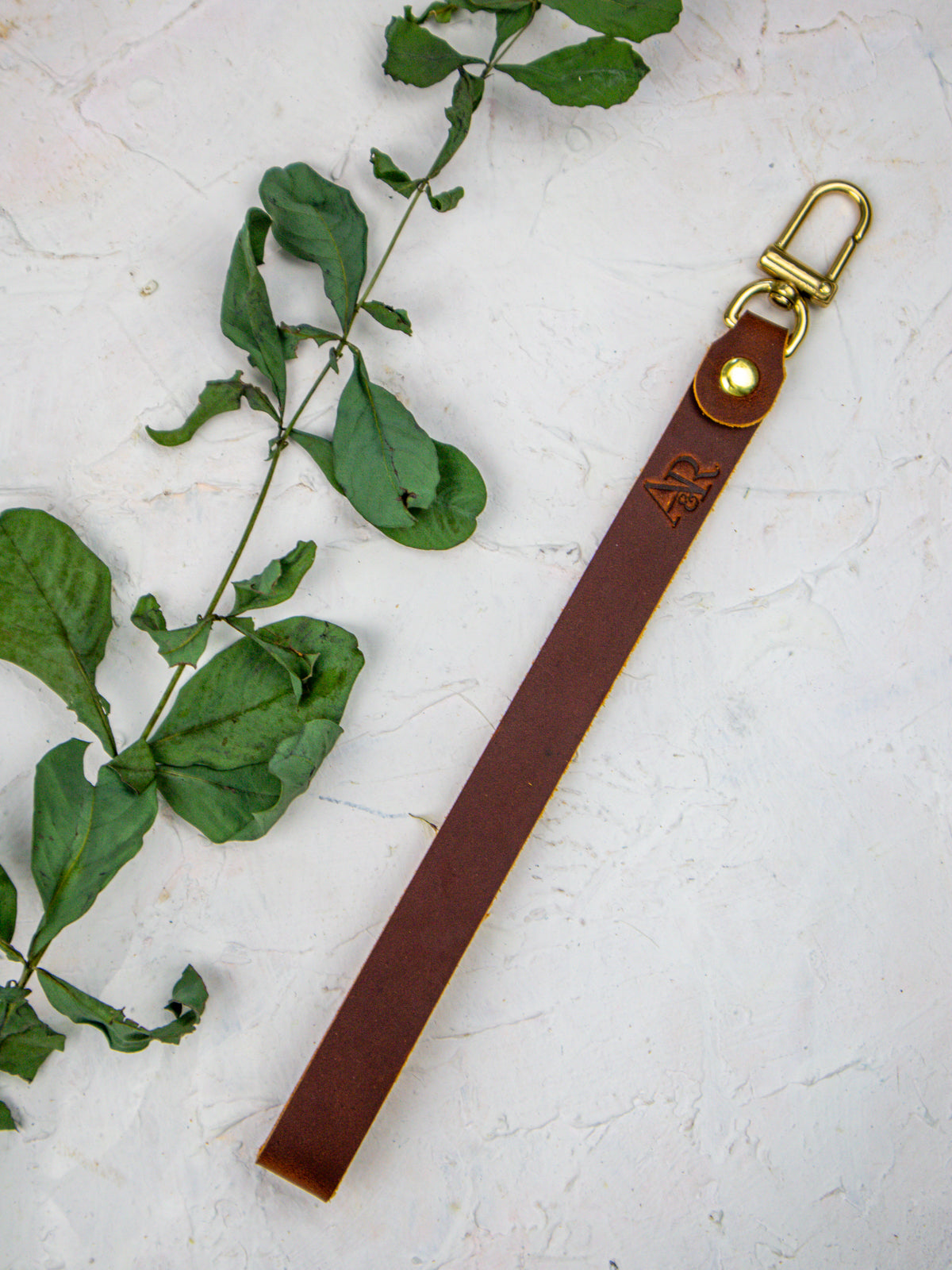Leather Wristlet Strap from Ash & Rose