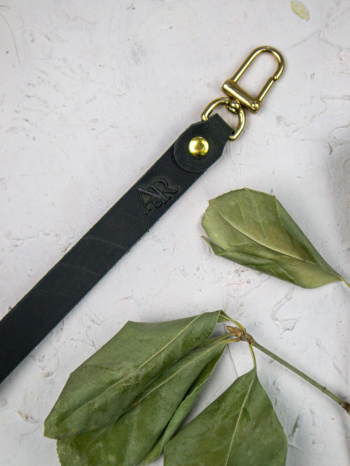 Leather Wristlet Strap from Ash & Rose