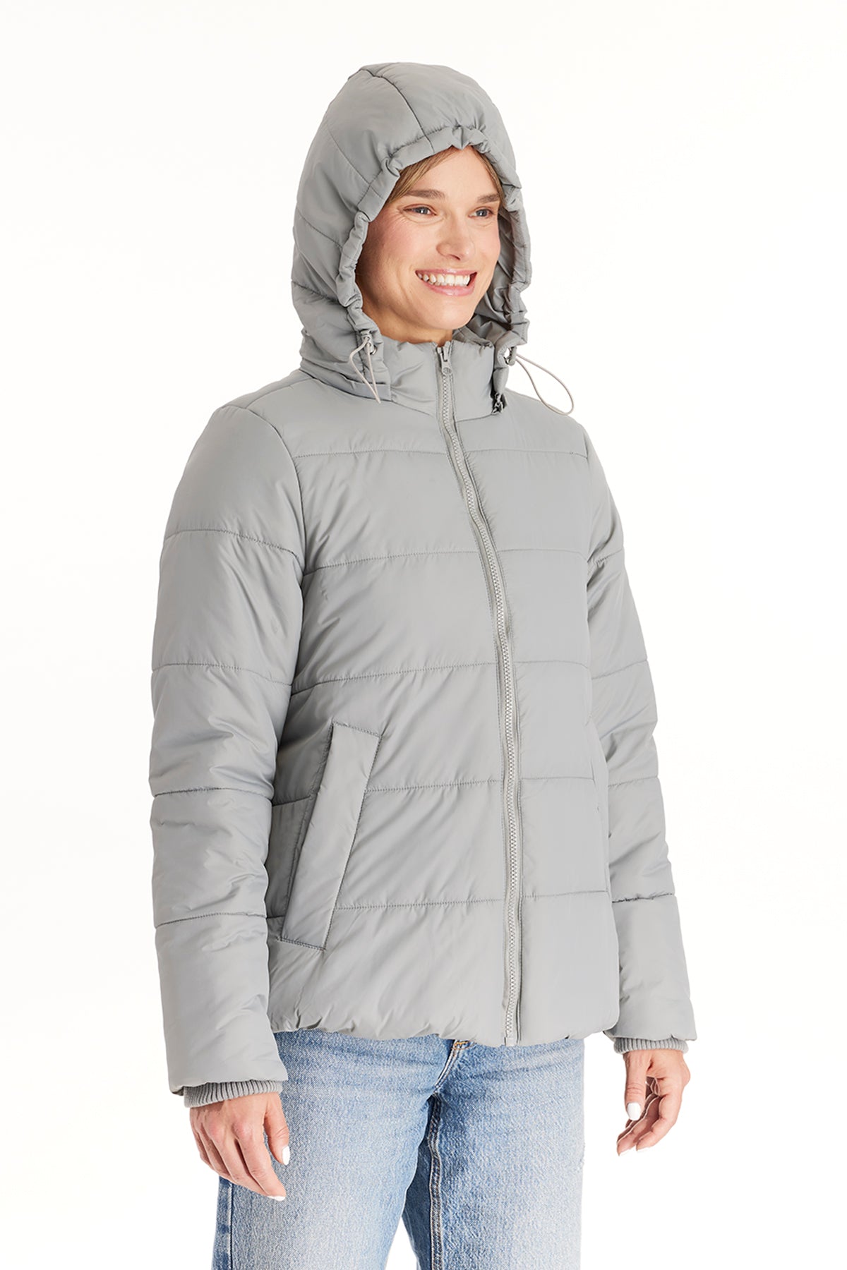 Leia 3in1 Maternity Puffer Jacket Quilted Hybrid from Moderneternity