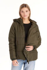 Leia 3in1 Maternity Puffer Jacket Quilted Hybrid from Moderneternity