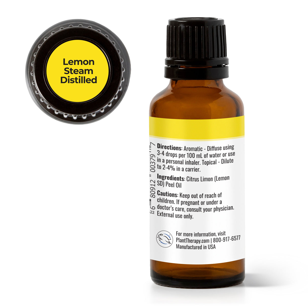 Lemon Steam Distilled Essential Oil from Plant Therapy