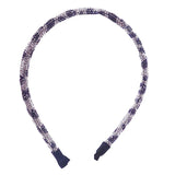 Bling Stone Accented Crystal Studded Shimmer Headband from Madeline Love