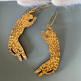 Leopard Hoops from LE CHIC MIAMI
