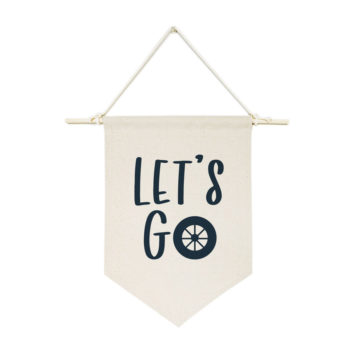 Let's Go Hanging Wall Banner from The Cotton & Canvas Co.