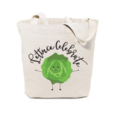 Lettuce Celebrate Cotton Canvas Tote Bag from The Cotton & Canvas Co.