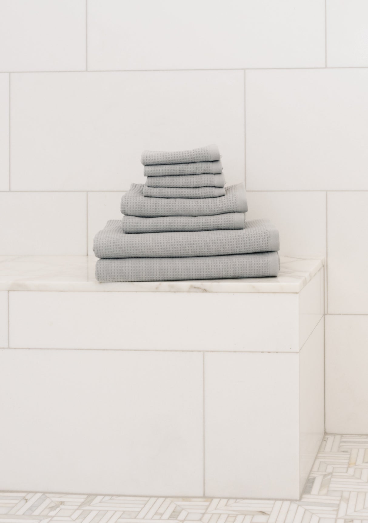 Waffle Bath Towel Set From Cozy Earth