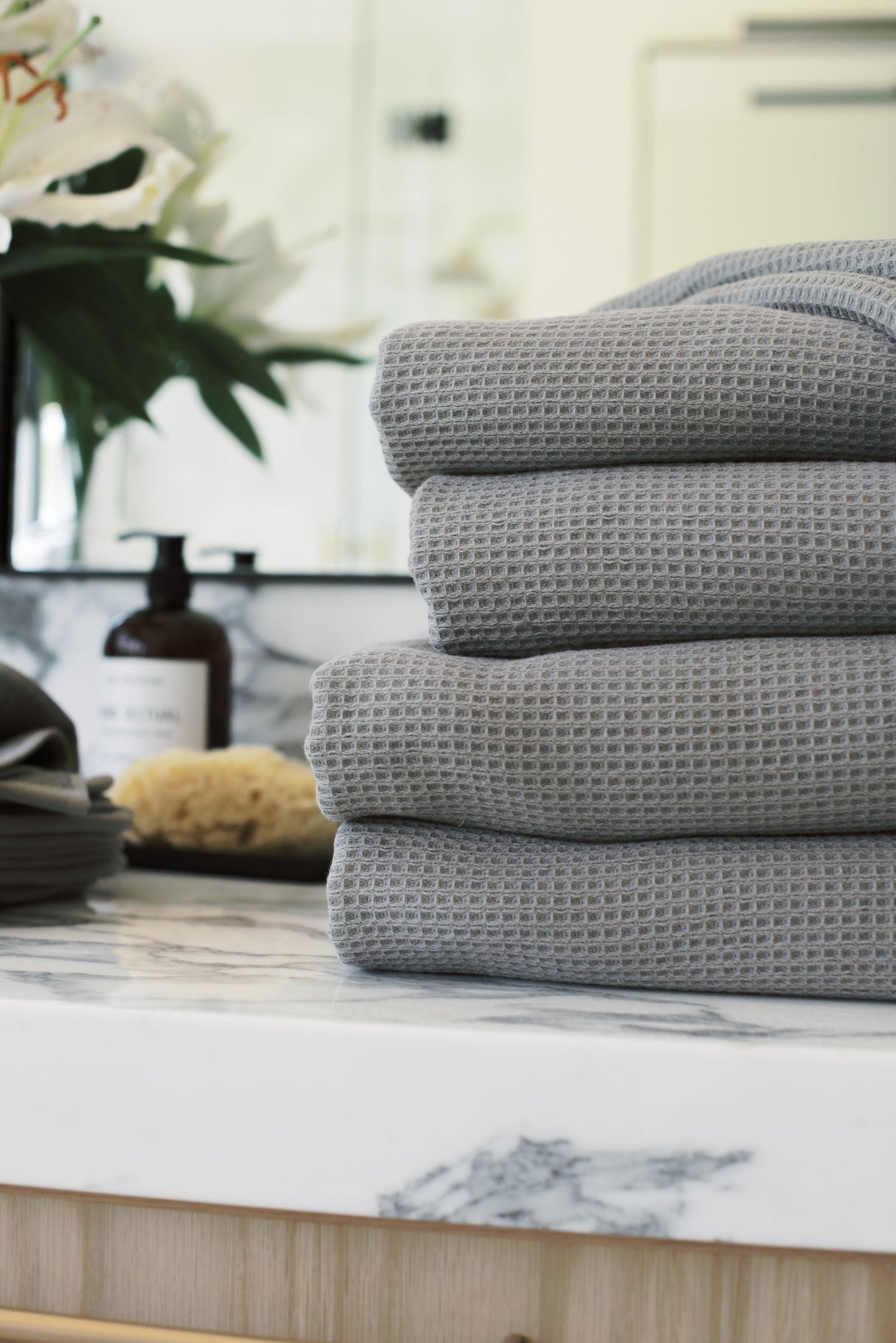 Waffle Bath Towels From Cozy Earth