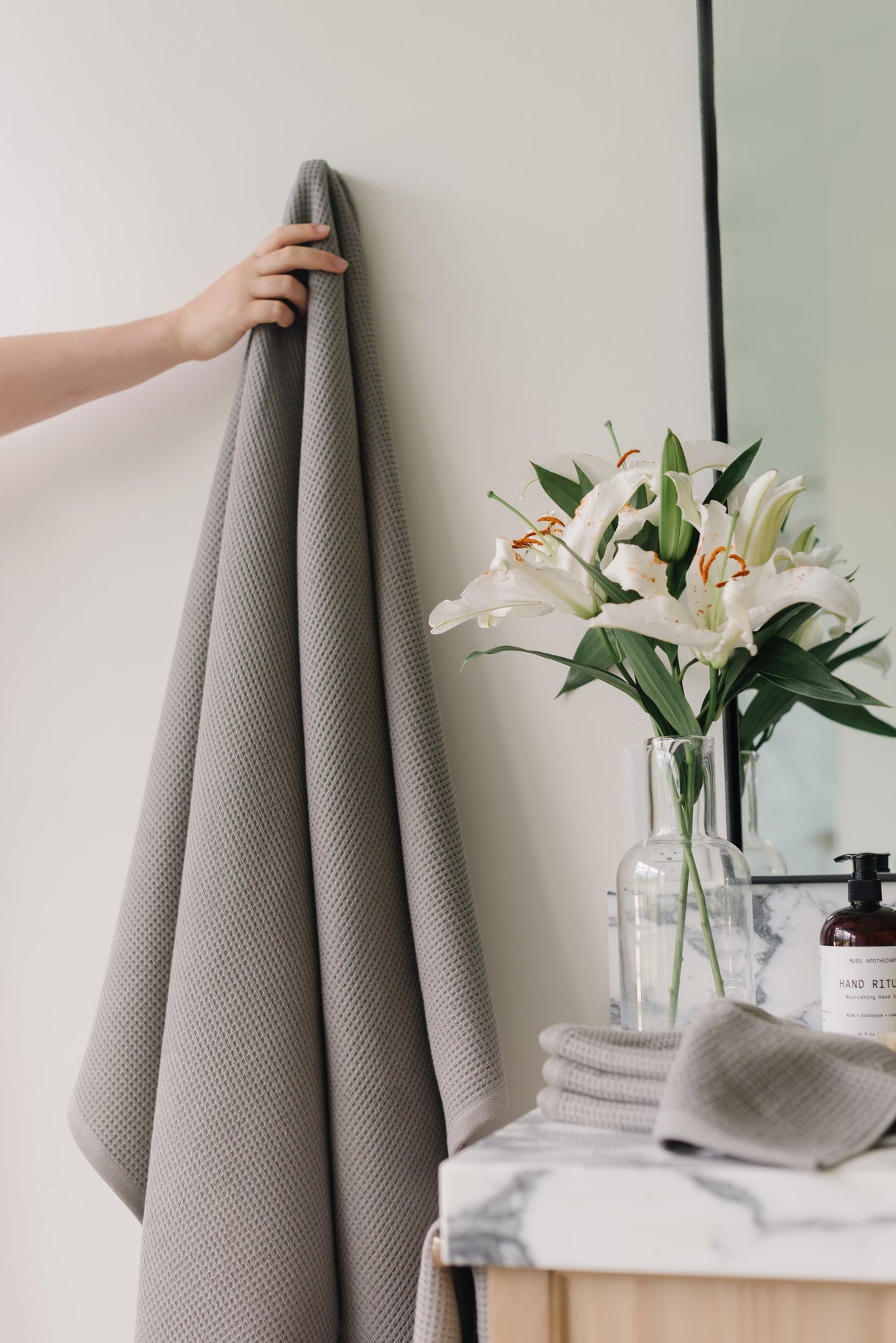 Waffle Bath Sheets from Cozy Earth