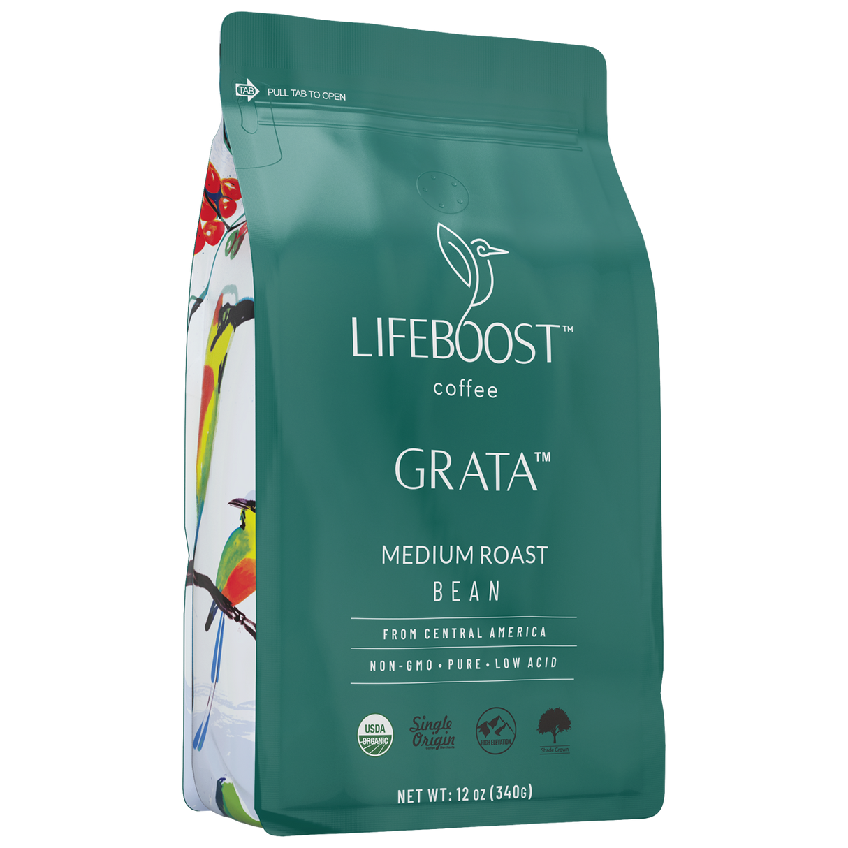 Grata Medium Roast From Lifeboost Coffee