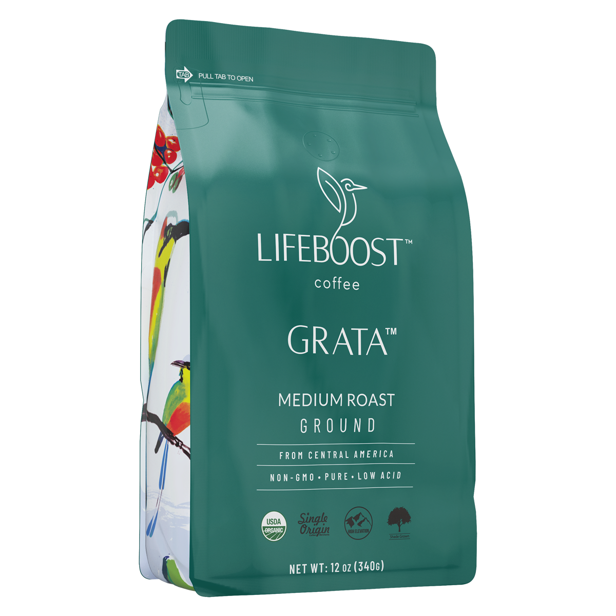 Grata Medium Roast From Lifeboost Coffee