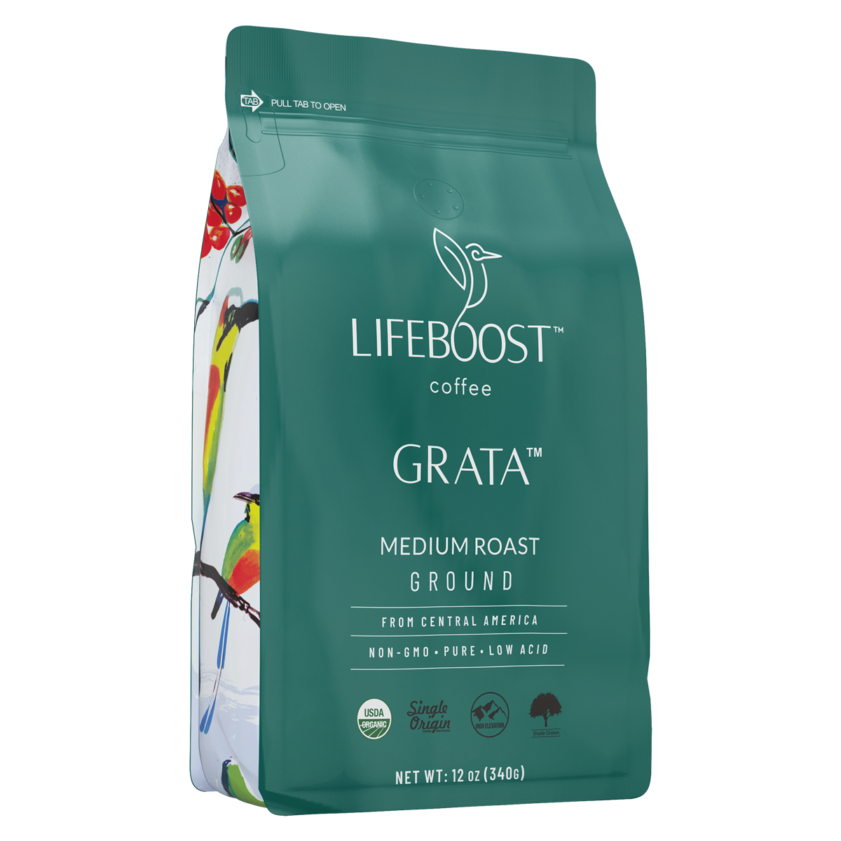 Grata Medium Roast From Lifeboost Coffee