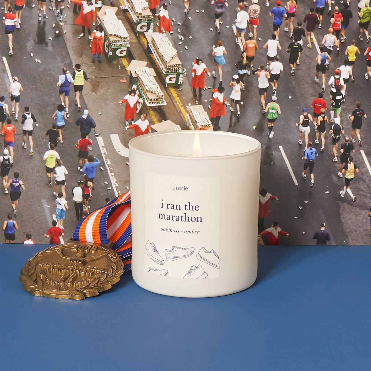 I Ran The Marathon Literie Candles