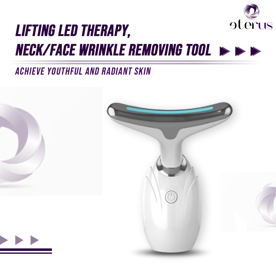 Neck & Face Lifting LED Therapy Device from eterus