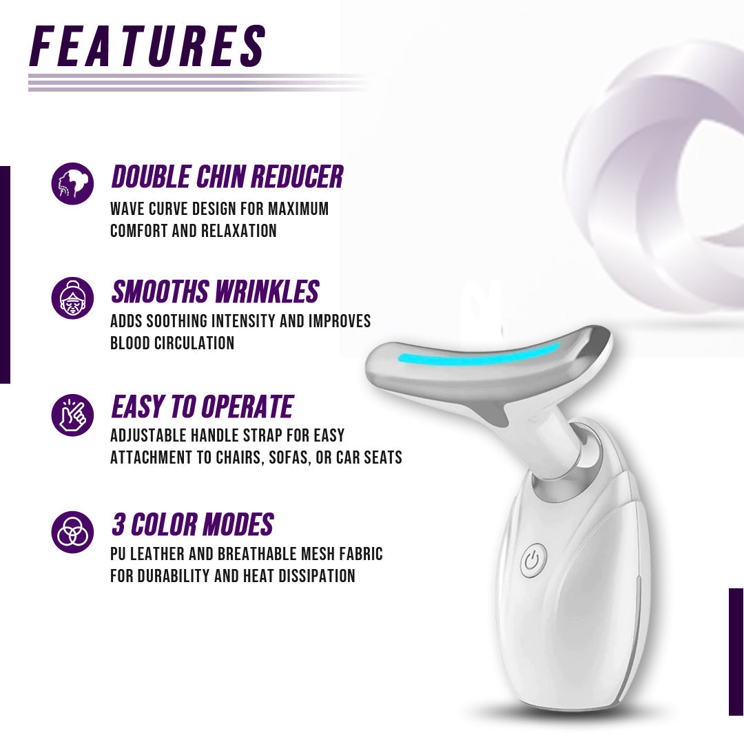 Neck & Face Lifting LED Therapy Device from eterus