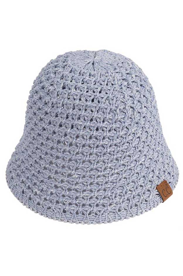 C.C Solid Knit Bucket Hat from Madeline Love