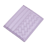 Faux Leather Basket Weave Card Holder Wallet  from Madeline Love