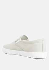 Faux Suede Slip On Sneakers from London Rag International