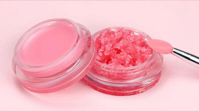 Strawberry Lip Balm & Sugar Mask from Popagloss