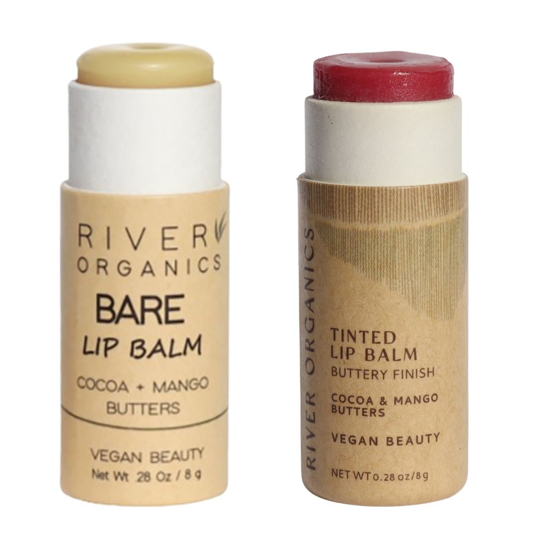 Lip Balm or Lip Stain Sets From River Organics
