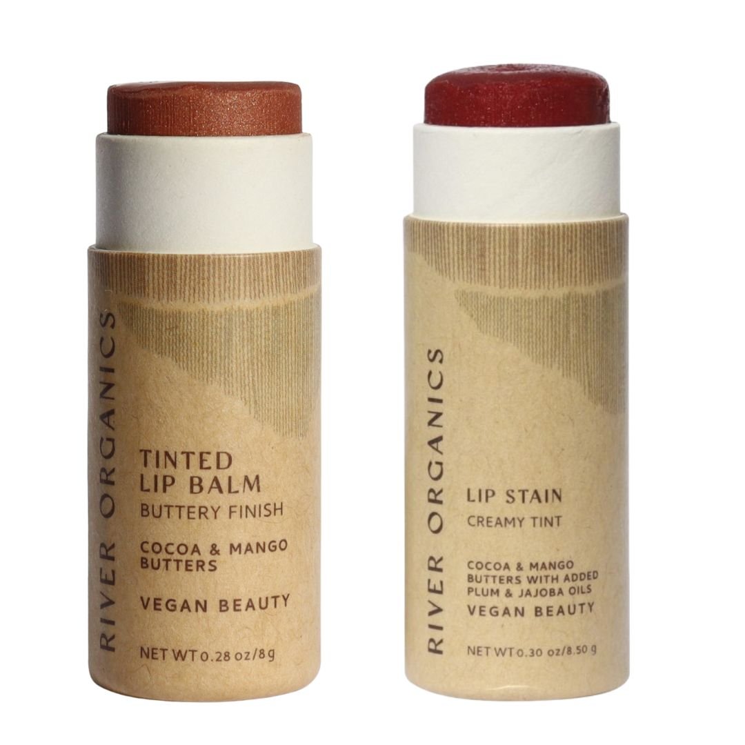 Lip Balm or Lip Stain Sets From River Organics