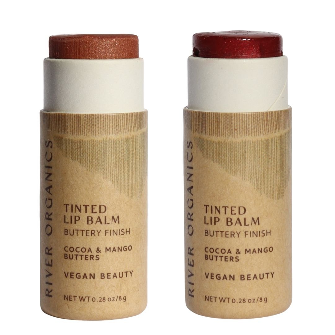 Lip Balm or Lip Stain Sets From River Organics