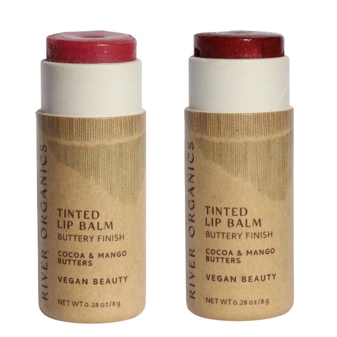 Lip Balm or Lip Stain Sets From River Organics